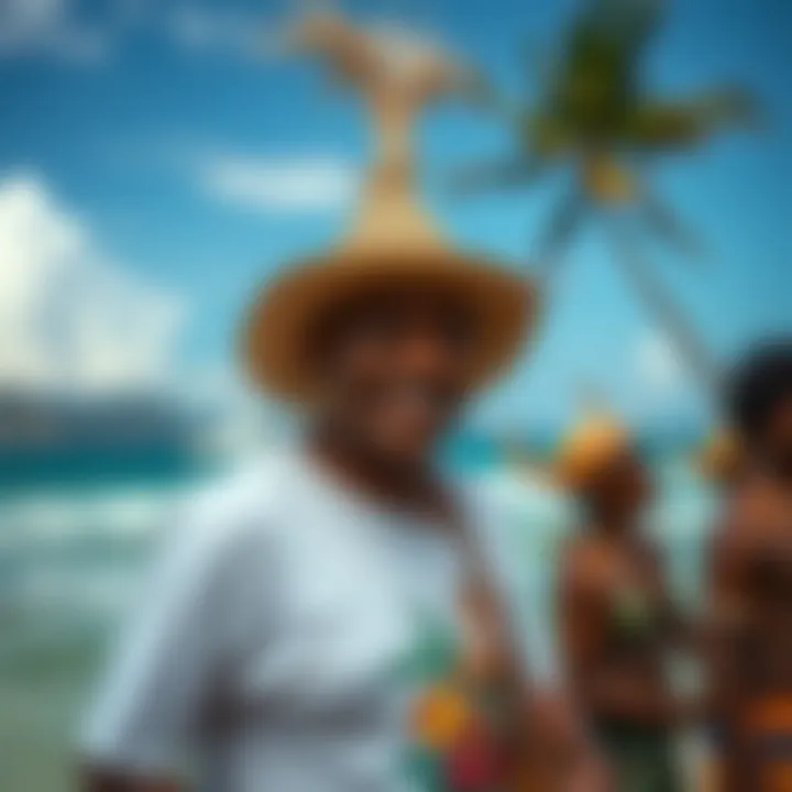 Celebrating Local Culture by the Beach Local cultural celebration by the beach