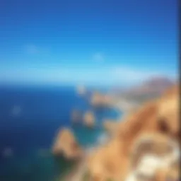 Scenic view of the Cabo coastline