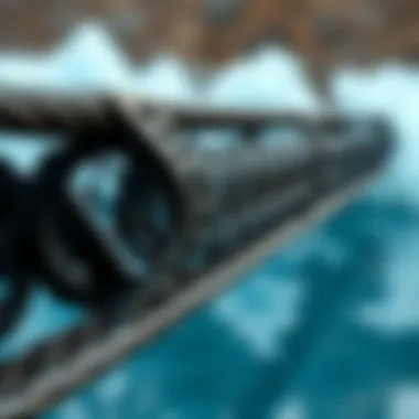 Close-up view of a Cabrinha bar showcasing its intricate design and features