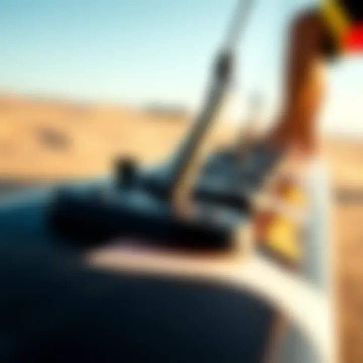 Close-up view of Cabrinha kiteboard features and performance aspects