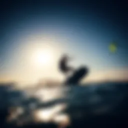 Cabrinha X3 kiteboard in action on the water