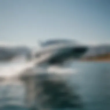 Captivating view of Carafino hydrofoil gliding over water