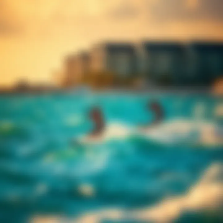 Kiteboarding Thrills at Coconut Bay Kiteboarders enjoying vibrant waters at Coconut Bay