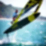 Innovative wing design of the Naish Wingsurfer