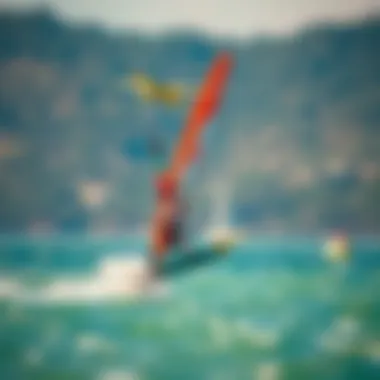 Performance of the Naish Wingsurfer in Action Performance demonstration of the Naish Wingsurfer in action