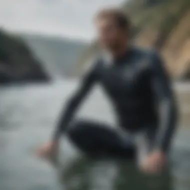 Visual guide on maintaining and caring for wetsuits