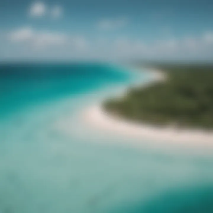 Panoramic view of Diani's turquoise waters