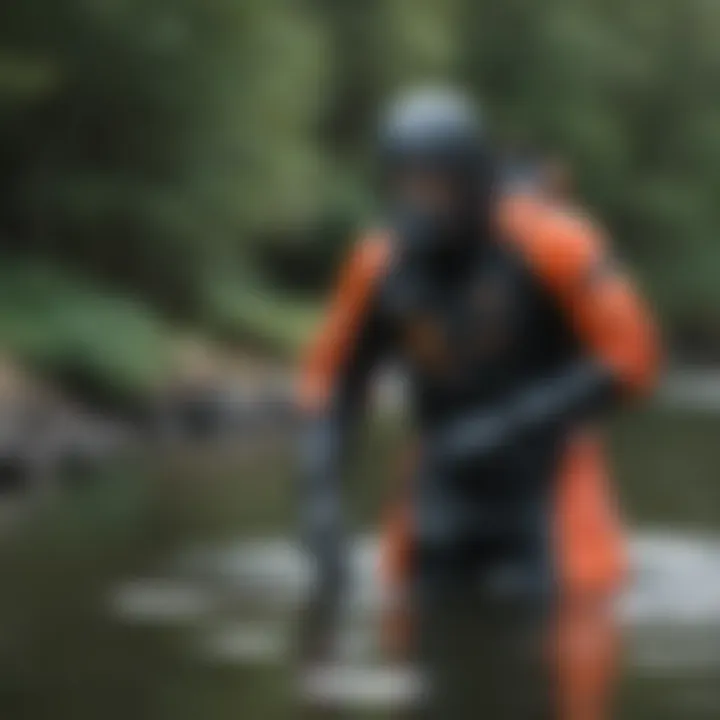 Maintaining drysuit with proper cleaning techniques