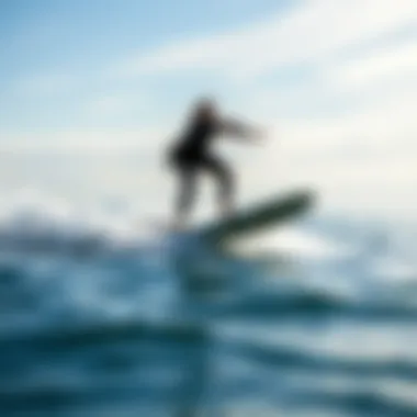 The Thrill of Electric Hydrofoiling Electric hydrofoil surfboard gliding over water