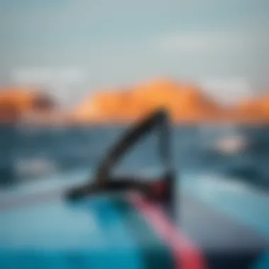 Diagram illustrating the ergonomic elements of kiteboard straps for optimal performance