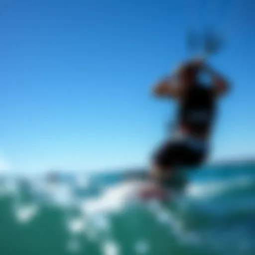 Experience the Thrill of Kiteboarding Dynamic kiteboarding action with Axis Kiteboards