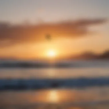 Stunning sunset view over Baja's coastline