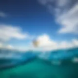 Kiteboarding Thrills at Beachhouse Fiji Stunning view of kiteboarding at Beachhouse Fiji