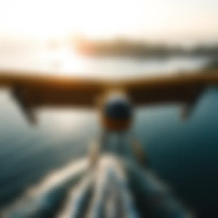 Breathtaking Efoiling Destination Aerial view of a scenic efoiling location