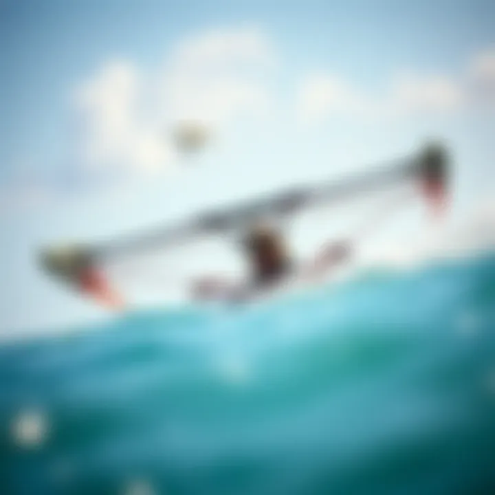 Intricate Design of Hydrofoil Kit Detailed view of a hydrofoil kit for kiteboarding