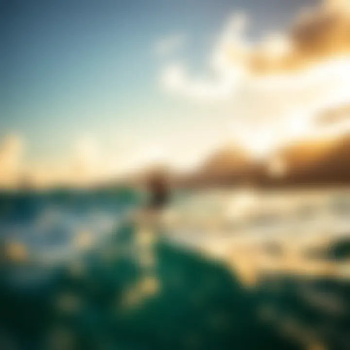 Kiteboarding action captured against the backdrop of Kailua