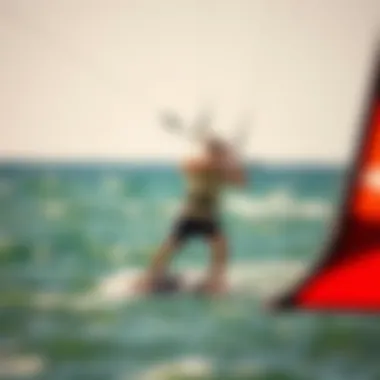 Kite Surfing Techniques and Skills A seasoned kite surfer demonstrating techniques on the water