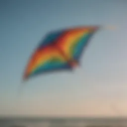 Colorful kites showcasing various designs for kiteboarding.