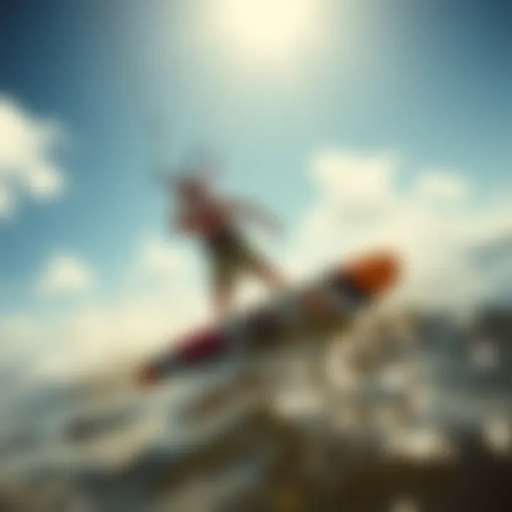 Navigating the Tidal Waters An expert rider navigating the complexities of changing tides