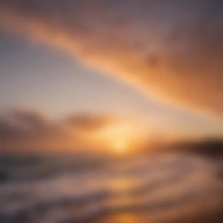 Breathtaking sunset over Mancora's coastline