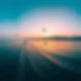 Tranquil Waters of Punta Chame A panoramic view of Punta Chame showcasing its tranquil waters and kiteboarders in action.