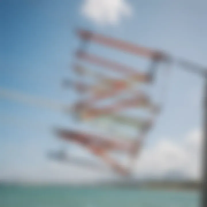 Types of spreader bars used in kiteboarding