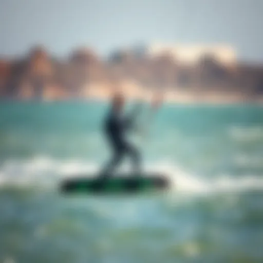 High-Performance Kiteboard for Enhanced Riding High-performance kiteboard on the water