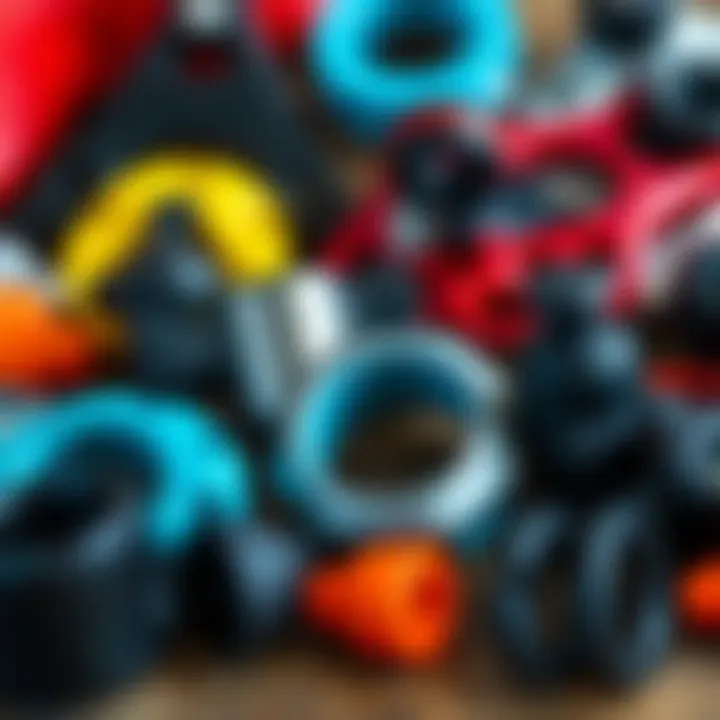 Collection of Performance Parts A variety of Slingshot performance parts displayed together, emphasizing their unique features and specifications.