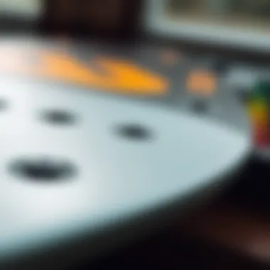 Detailed close-up showcasing the features of the Switch Blade Cabrinha