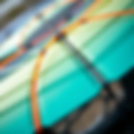 Innovative Design of Duotone Kite 2022 Close-up view of the Duotone Kite 2022 showcasing its innovative design