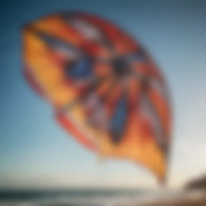 Close-up of Cabrinha kite design and technology