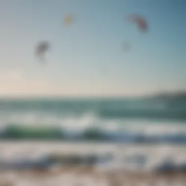 Illustration of different line types used in kitesurfing