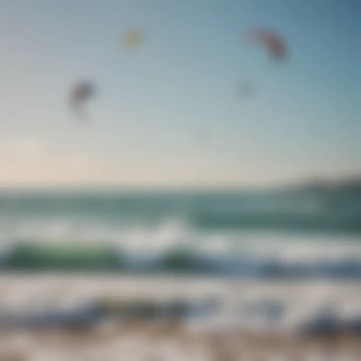 Illustration of different line types used in kitesurfing