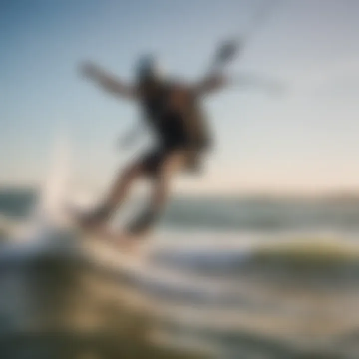 Vibrant kiteboarding action on the stunning beaches of the Florida Panhandle