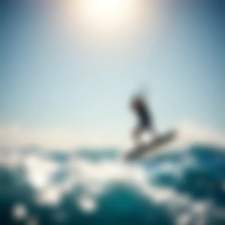 Thrilling Experience with Fone Foil Board Rider enjoying a thrilling experience with the Fone foil board