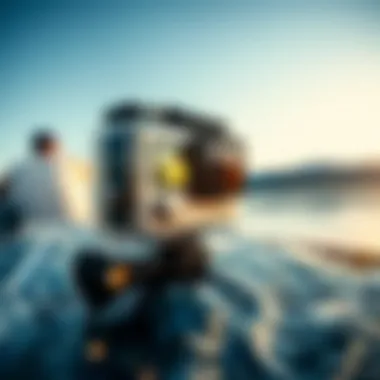 Action Capture Technology GoPro camera capturing action on the water