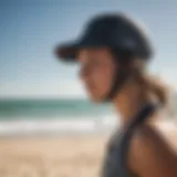 A stylish kite surf hat designed for maximum sun protection