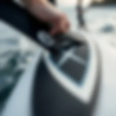 Intricate Hydrofoil Design Close-up of hydrofoil technology showcasing its intricate design