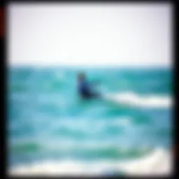 Kiteboarders riding the waves in Washington's windy coastline