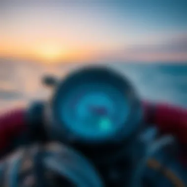 Cold Water Temperature for Kiteboarding Thermometer displaying cold water temperatures ideal for kiteboarding