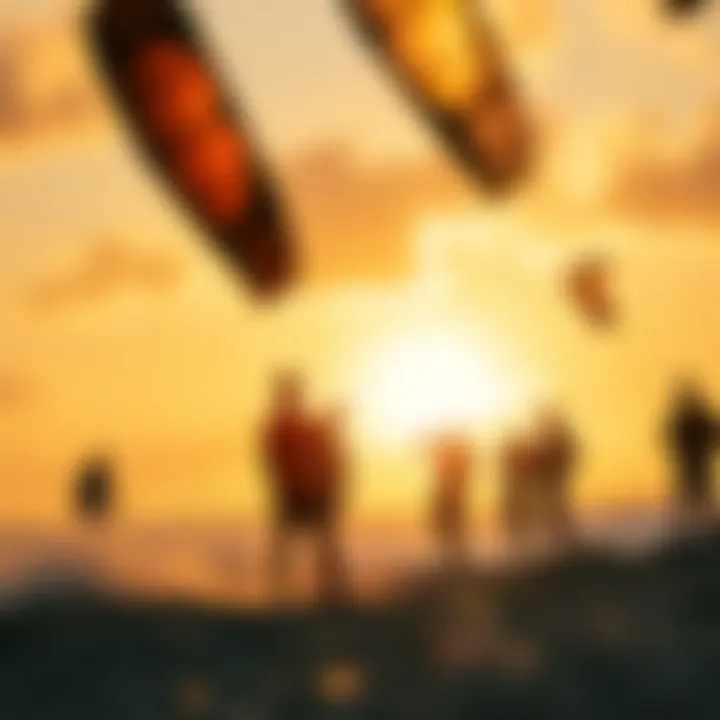 A vibrant community of kiteboarders sharing insights and experiences with Woo Kite 3.0.