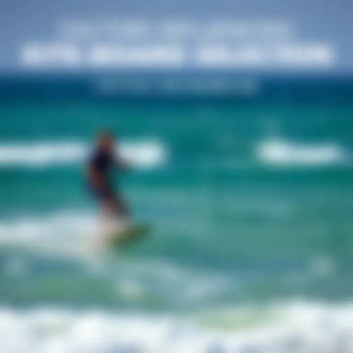 Factors Influencing Kite Board Size Selection Diagram explaining the factors affecting kite board size selection