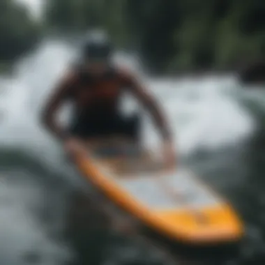 The Fanatic Wing Board in action on diverse water conditions.