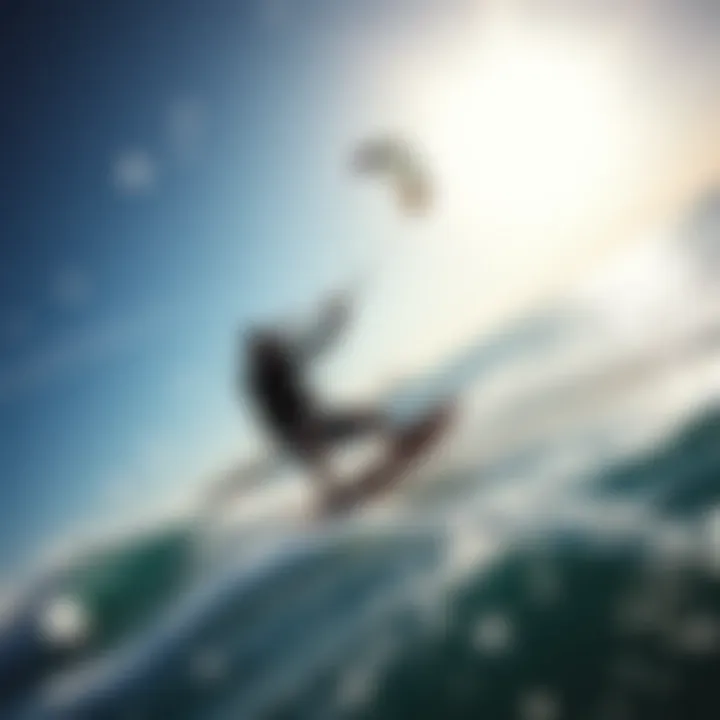 Psychological Aspects of Freedom in Kiteboarding Illustration of psychological aspects of freedom in kiteboarding