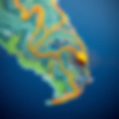 Map showing typical weather patterns in Hudson, FL