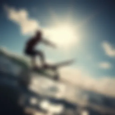 Visual representation of the hydrofoil mechanics in action