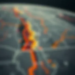 A detailed wind speed map of Iowa showcasing variations across regions