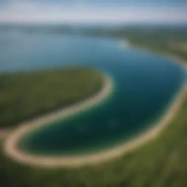 Scenic view of Kettle Point highlighting its unique geographical features