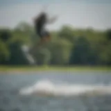 Vibrant kiteboarding action at Kettle Point showcasing diverse riders