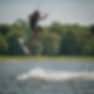 Vibrant kiteboarding action at Kettle Point showcasing diverse riders